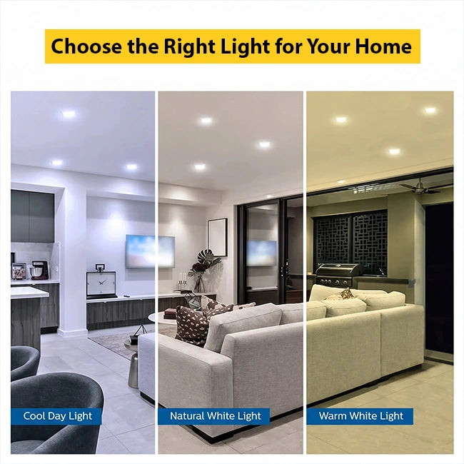 Philips Ultra Glow 3-in-1 LED Downlight, Round