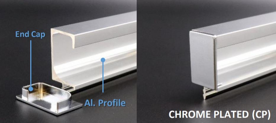 Ebco Aluminium Profile Shutter Handle 1935 End Cap | HomeRun, Bangalore