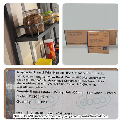 Ebco Pantry Unit, Soft Close