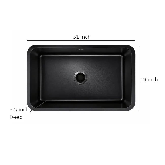 Futura Natural Quartz Series Sink, Premium Stone Finish