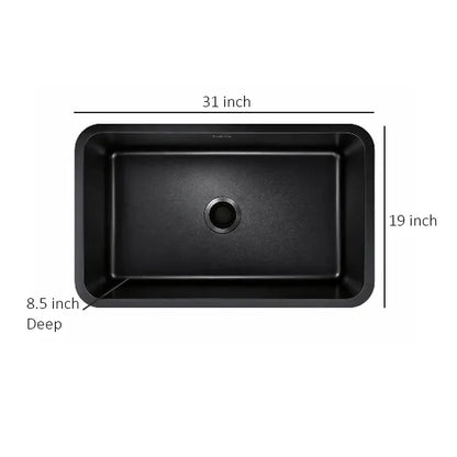 Futura Natural Quartz Series Sink, Premium Stone Finish