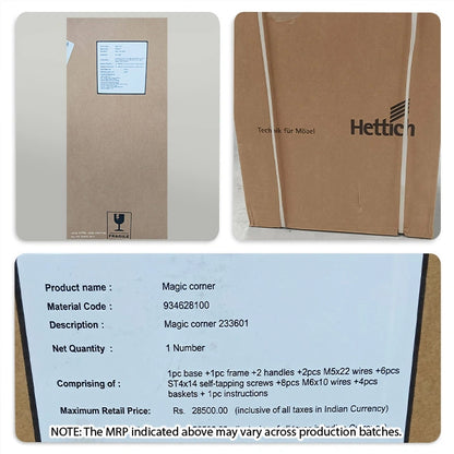 Hettich Universal Magic Corner Double Pullout