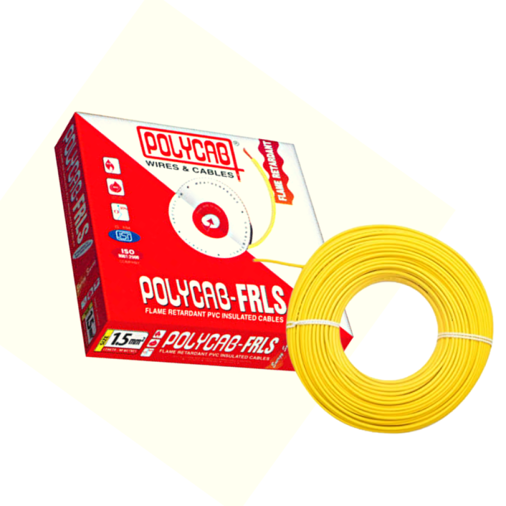 Polycab FRLS Single Core Wire, 1.50 sqmm, 100m Coil