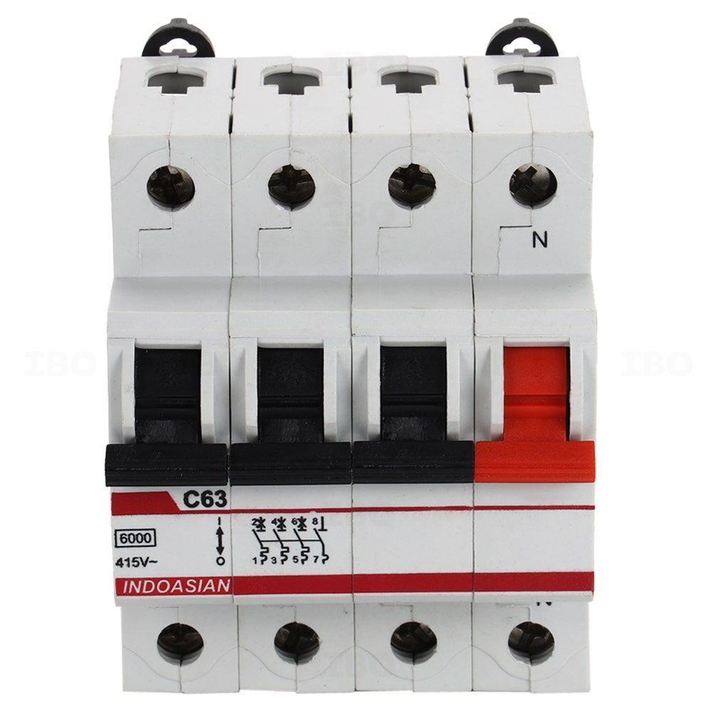 IndoAsian Caretron Miniature circuit breaker MCB - C curve