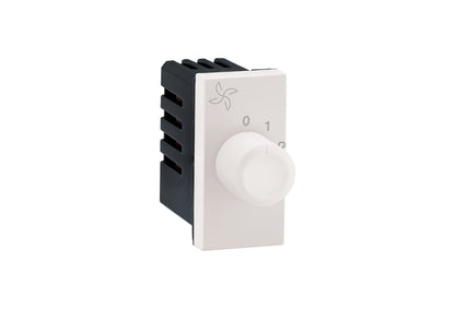 Legrand Myrius NextGen Fan Regulator, 100 Watts, Classic White, 1 Module