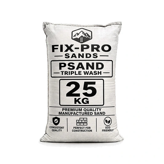 P-Sand (Plastering Sand), Triple Washed, 25kg Bag