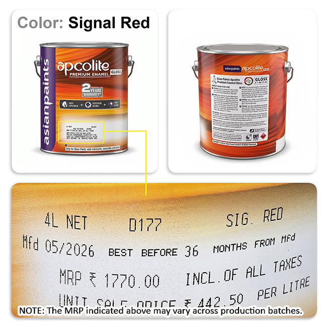 Asian Paints Apcolite Premium Glossy Enamel