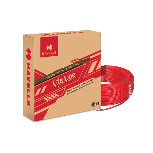 Havells Lifeline FR PVC Insulated Flexible Cable, 180m