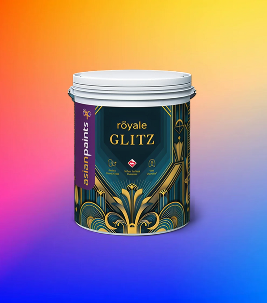Give your walls a glamorous, ultra-sheen finish with a genuine shade of Asian Paints Royale Glitz. The ultimate luxury emulsion for a stunning look, with fast 60-min delivery in Bengaluru.