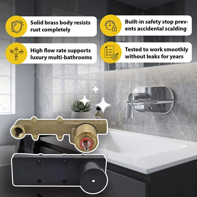 Jaquar Concealed Body for Wall Mounted Basin Mixer - Valve Only, ALD-CHR-233N I Homerun, Bangalore