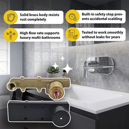 Jaquar Concealed Body for Wall Mounted Basin Mixer - Valve Only, ALD-CHR-233N I Homerun, Bangalore