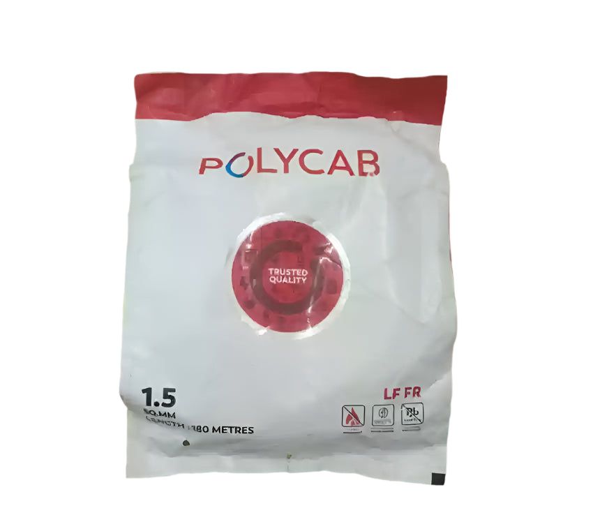 Wire your home with the reliable safety of genuine Polycab Optima FR Wire. A lead-free, flame-retardant choice for your family's protection, with fast 60-min delivery in Bengaluru.