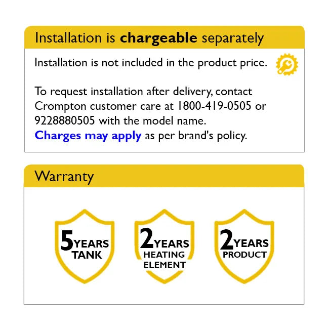 Crompton Solarium Neo, 3000W Instant Water Heater
