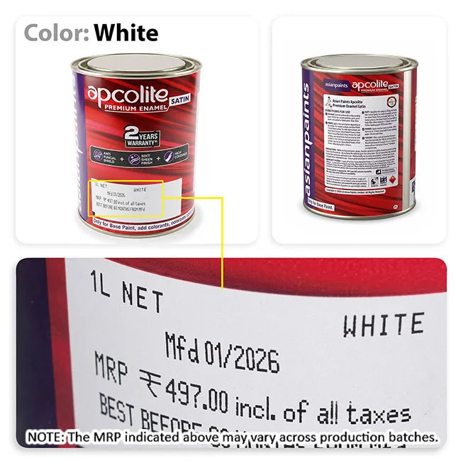 Asian Paints Apcolite Premium Satin Enamel