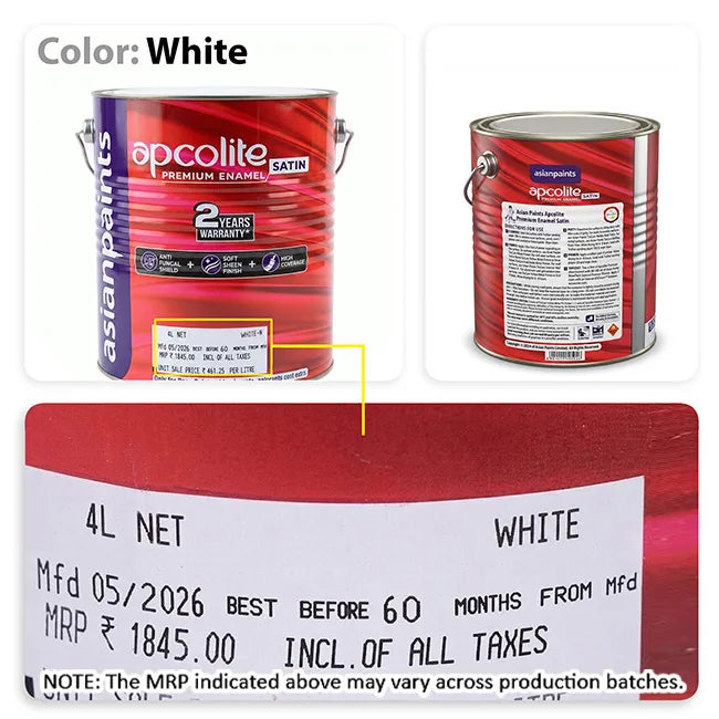 Asian Paints Apcolite Premium Satin Enamel