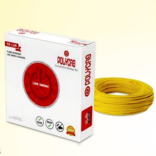 Polycab FRLS-H Single Core Wire, 4.00 sqmm, 200m Coil