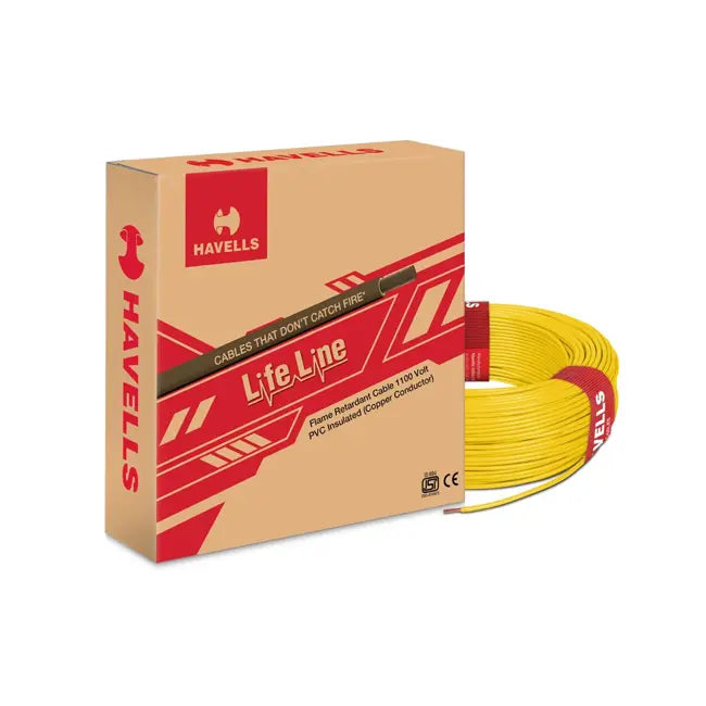 Havells Lifeline FR PVC Insulated Flexible Cable, 180m